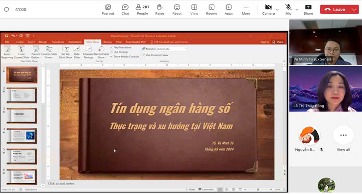 Báo cáo chuyên đề: Tín dụng ngân hàng số - thực trạng và xu hướng tại Việt Nam